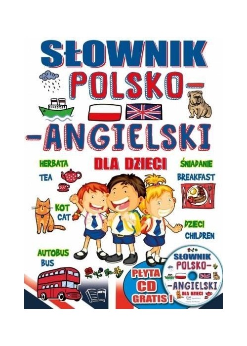 Słownik polsko-angielski dla dzieci + płyta CD