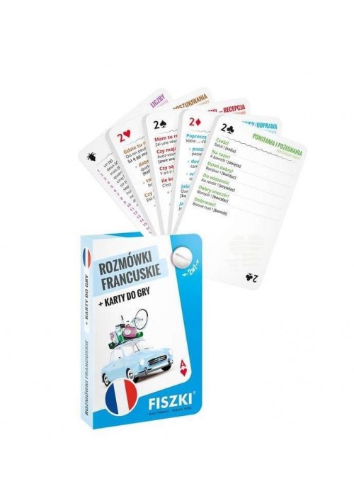 Rozmówki francuskie + karty do gry