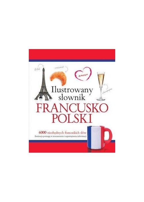 Ilustrowany słownik francusko-polski (różowy)