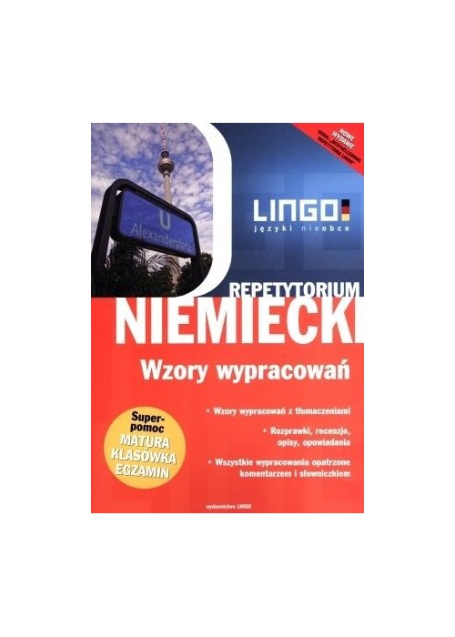 Niemiecki. Wzory wypracowań. Repetytorium