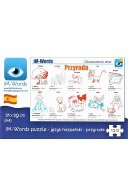iM-Words Puzzle 120 Hiszpański - Przyroda