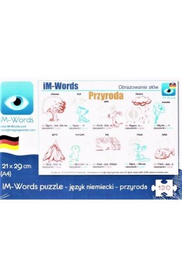 iM-Words Puzzle 120 Niemiecki - Przyroda