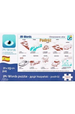 iM-Words Puzzle 120 Hiszpański - Podróż