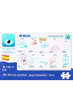 iM-Words Puzzle 120 Hiszpański - Dom