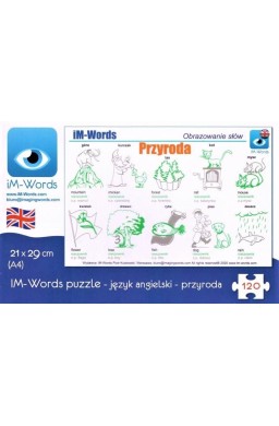 iM-Words Puzzle 120 Angielski - Przyroda