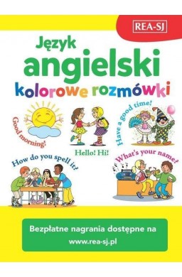 Język angielski - kolorowe rozmówki + MP3 REA