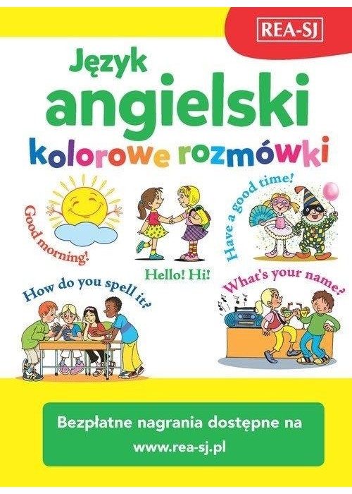 Język angielski - kolorowe rozmówki + MP3 REA