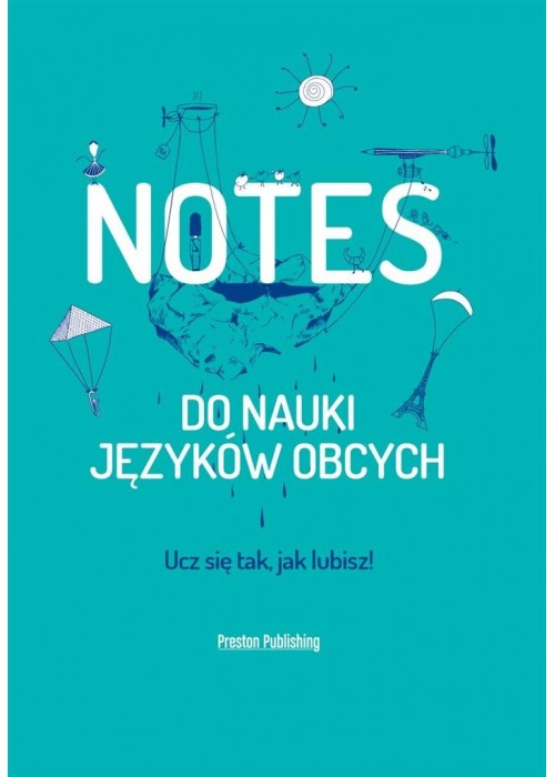 Notes do nauki języków obcych zielony