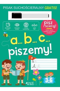 A...B...C... piszemy! Książka z pisakiem sucho.