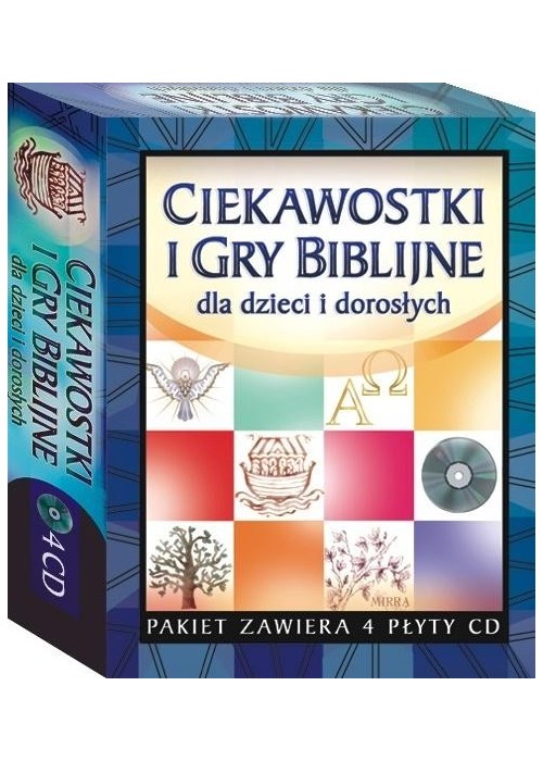 Ciekawostki i gry biblijne dla dzieci.. (4 CD)