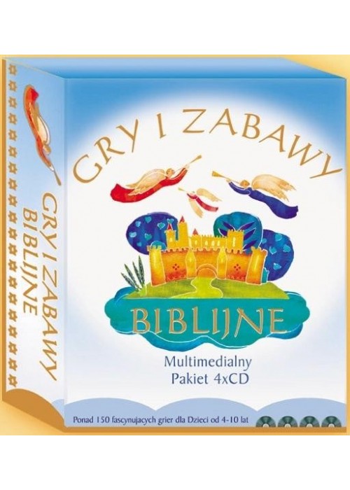 Gry i zabawy biblijne. Pakiet 4 PC CD-ROM