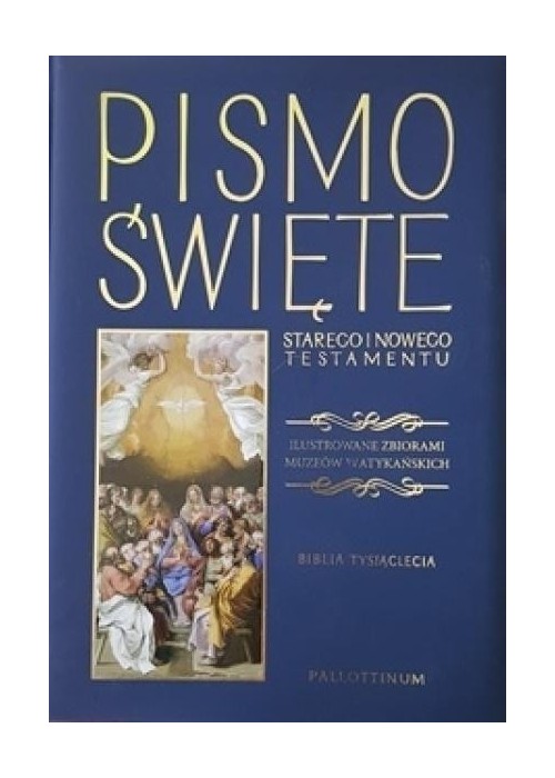 Biblia Tysiąclecia- NT i ST ilustrowana, granat