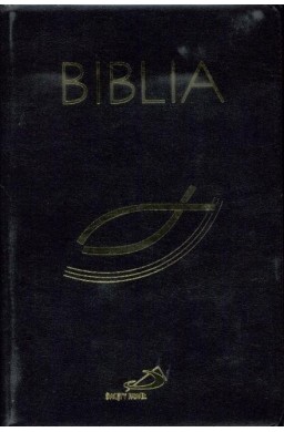 Biblia z rybką z suwakiem czarna