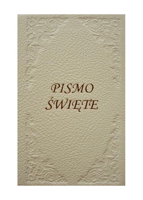 Biblia Tysiąclecia - oazowa, biała, panigatory