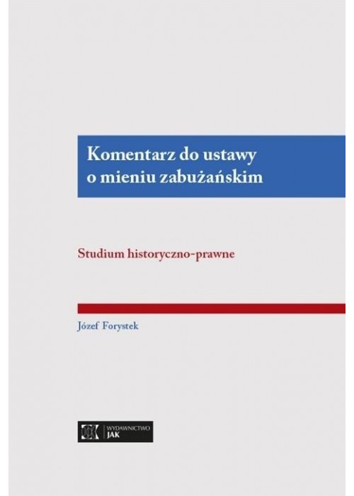 Komentarz do ustawy o mieniu zabużańskim