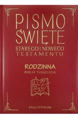 Biblia Tysiąclecia rodzinna ekooprawa, złocona