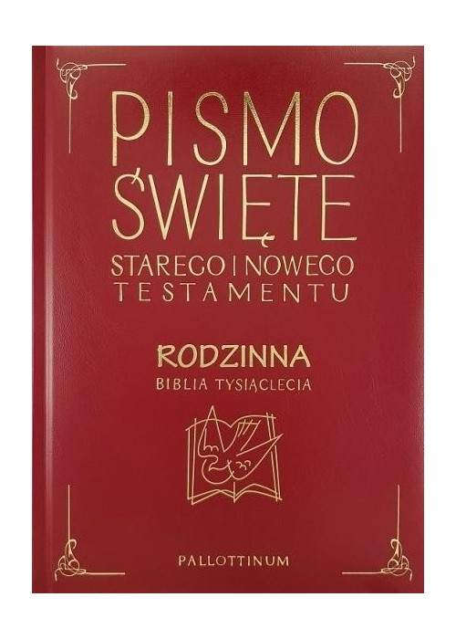 Biblia Tysiąclecia rodzinna ekooprawa, złocona