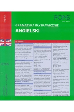 Gramatyka błyskawicznie. Angielski PONS