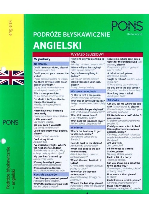 Podróże błyskawicznie. Angielski