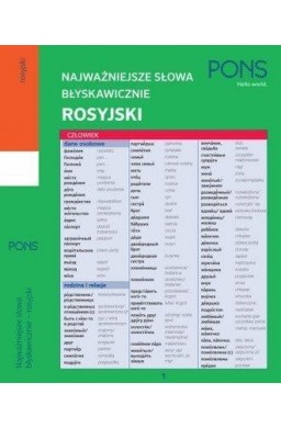 Najważniejsze słowa błyskawicznie - rosyjski PONS