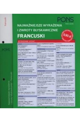 Najważniejsze wyrażenia i zwroty błysk. Francuski