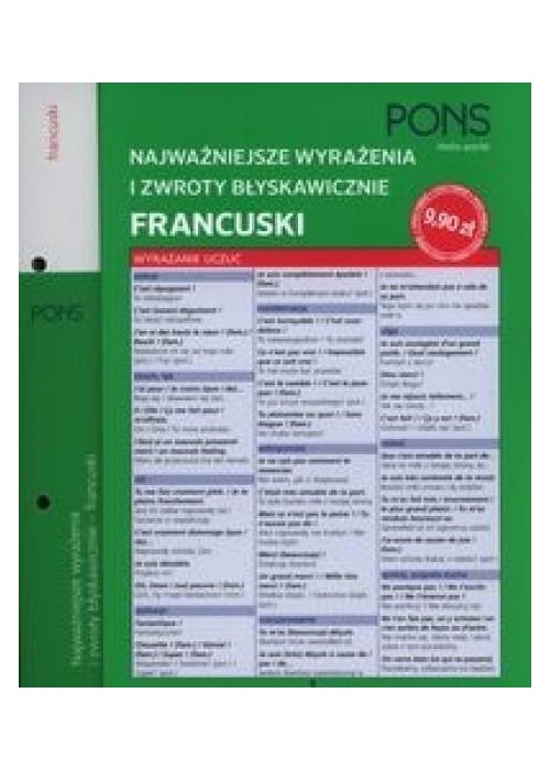 Najważniejsze wyrażenia i zwroty błysk. Francuski