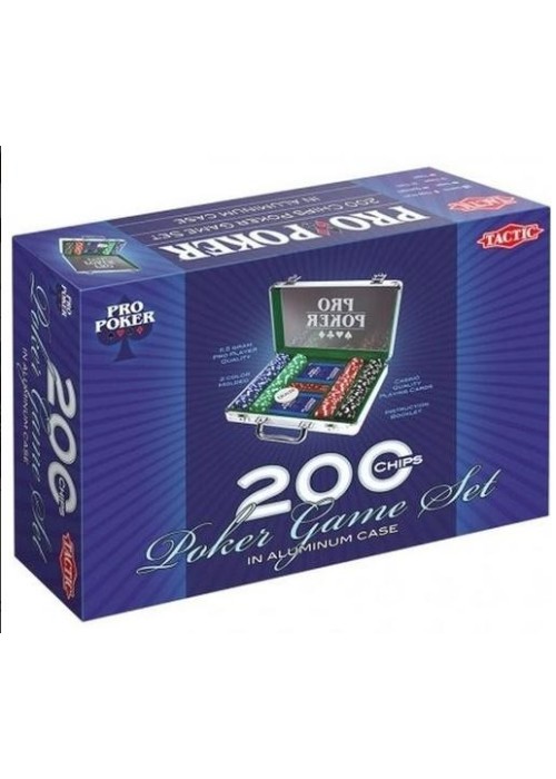 Pro Poker 200 żetonów w aluminiowej walizce Pro Poker 200 żetonów w aluminiowej walizce